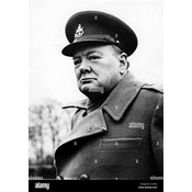 16. Winston Churchill (1874-1965): Político británico, criticó las políticas de apaciguamiento y más tarde lideró el Reino Unido durante la Segunda Guerra Mundial.