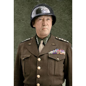23. George S. Patton (1885-1945): General del Ejército de los Estados Unidos, conocido por su liderazgo en el norte de África, Sicilia y el avance hacia Alemania.