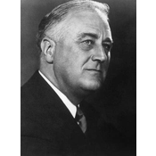 8. Franklin D. Roosevelt (1882-1945): Presidente de los Estados Unidos durante la Gran Depresión y la Segunda Guerra Mundial, jugó un papel crucial en la derrota de las potencias del Eje.