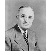 6. Harry S. Truman (1884-1972): Presidente de los Estados Unidos que sucedió a Roosevelt en 1945. Ordenó el lanzamiento de las bombas atómicas sobre Hiroshima y Nagasaki.
