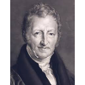 8. Thomas Robert Malthus (1766-1834): Economista británico conocido por su teoría malthusiana sobre la población.